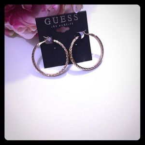 Guess hoop earrings